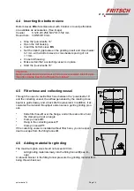 Preview for 17 page of Fritsch PULVERISETTE 16 Operating Instructions Manual