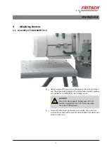 Preview for 7 page of Fritsch PULVERISETTE 19 Assembly Instructions Manual