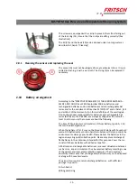 Предварительный просмотр 15 страницы Fritsch PULVERISETTE 5 premium 50.9250.00 Operating Instructions Manual