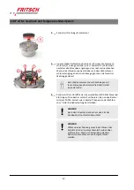 Предварительный просмотр 33 страницы Fritsch PULVERISETTE 5 premium 50.9250.00 Operating Instructions Manual