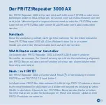 Предварительный просмотр 3 страницы Fritz! 3000 AX Quick Start Manual