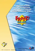 Fritz! Fritz! BOX FON Ata 1020 Installation, Configuration And Operation preview