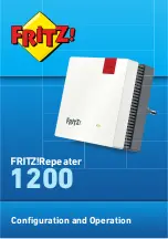 Fritz! Fritz!Repeater 1200 Configuration And Operation preview