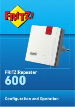 Fritz! Fritz!Repeater 600 Configuration And Operation preview