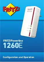 Предварительный просмотр 1 страницы Fritz! Powerline 1260E Configuration And Operation