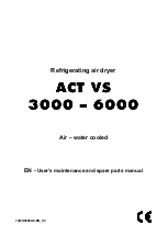 Предварительный просмотр 1 страницы FRIULAIR ACT VC 3000 - 6000 Manual