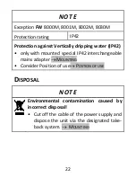 Preview for 22 page of Friwo 150M Instruction Manual