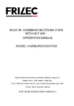 Preview for 25 page of FRIZEC HAMBURG5034STGB Operation Manual