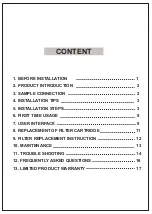 Preview for 2 page of Frizzlife PD800-TAM4 Owner'S Manual