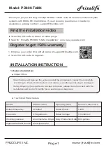 Preview for 3 page of Frizzlife PD800-TAM4 Owner'S Manual