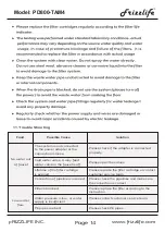 Preview for 16 page of Frizzlife PD800-TAM4 Owner'S Manual