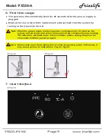 Preview for 11 page of Frizzlife PX500-A Owner'S Manual