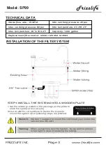 Preview for 4 page of Frizzlife SP99 Owner'S Manual