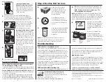 Preview for 2 page of Frog ease Mineral Cartridge Operating Instructions