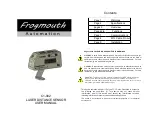 Preview for 1 page of Frogmouth Automation C1-002 User Manual