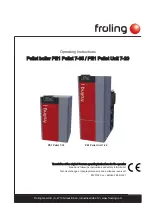 Предварительный просмотр 1 страницы Fröling PE1 Pellet 10 Operating Instructions Manual