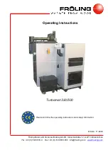 Предварительный просмотр 1 страницы Fröling Turbomat 320 Operating Instructions Manual