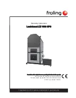 Froling Lambdamat LM 1000 SPS Operating Instructions Manual preview