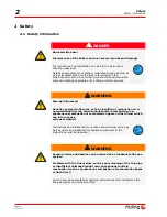 Предварительный просмотр 8 страницы Froling Turbomatic 28 - 55 kW Operating Instructions Manual