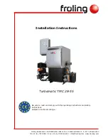 Preview for 1 page of Froling Turbomatic TMC 28-55 Installation Instructions Manual