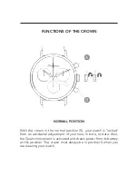 Предварительный просмотр 5 страницы FROMANTEEL GENERATIONS CHRONO SERIES User Manual