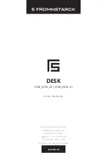 Предварительный просмотр 1 страницы Fromm & Starck STAR DESK 40 User Manual