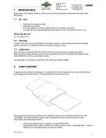 Preview for 8 page of Fromm 13.4050 Operation Manual