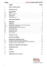 Preview for 2 page of Fromm 43.2124.01 Operation Manual & Spare Parts List