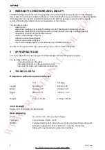 Preview for 4 page of Fromm A334 Operation Manual & Spare Parts List