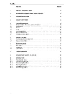 Preview for 2 page of Fromm A480 Operation Manual & Spare Parts List