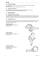 Preview for 6 page of Fromm A480 Operation Manual & Spare Parts List