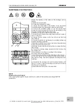 Предварительный просмотр 67 страницы Fromm FS 401 Series Original Manual