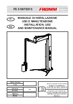 Fromm FS 510 Instructions For Installation, Use And Maintenance Manual предпросмотр