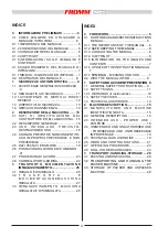 Preview for 4 page of Fromm FS 510 Instructions For Installation, Use And Maintenance Manual