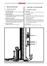 Preview for 33 page of Fromm FS 510 Instructions For Installation, Use And Maintenance Manual