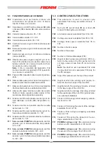 Preview for 38 page of Fromm FS 510 Instructions For Installation, Use And Maintenance Manual