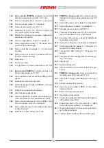 Preview for 39 page of Fromm FS 510 Instructions For Installation, Use And Maintenance Manual