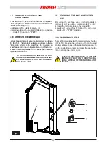 Preview for 47 page of Fromm FS 510 Instructions For Installation, Use And Maintenance Manual