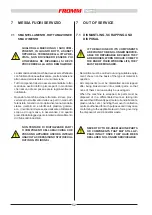 Preview for 52 page of Fromm FS 510 Instructions For Installation, Use And Maintenance Manual