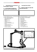 Предварительный просмотр 19 страницы Fromm FS 540 Installation, Use And Maintenance Manual