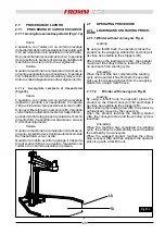 Предварительный просмотр 29 страницы Fromm FS 540 Installation, Use And Maintenance Manual