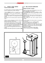 Предварительный просмотр 33 страницы Fromm FS 540 Installation, Use And Maintenance Manual