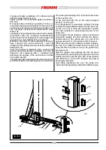 Предварительный просмотр 39 страницы Fromm FS 540 Installation, Use And Maintenance Manual