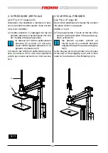 Предварительный просмотр 40 страницы Fromm FS 540 Installation, Use And Maintenance Manual