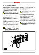 Предварительный просмотр 52 страницы Fromm FS 540 Installation, Use And Maintenance Manual