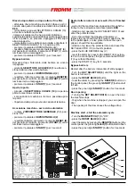 Предварительный просмотр 71 страницы Fromm FS 540 Installation, Use And Maintenance Manual