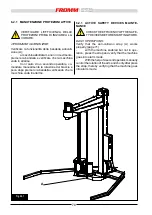 Предварительный просмотр 78 страницы Fromm FS 540 Installation, Use And Maintenance Manual