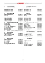 Предварительный просмотр 85 страницы Fromm FS 540 Installation, Use And Maintenance Manual