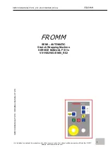 Fromm FS11 Series Service Manual preview