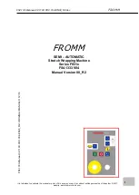 Preview for 1 page of Fromm FS31 Series Manual